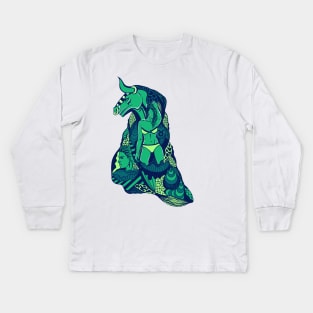 Ngreen Her Taurus Kids Long Sleeve T-Shirt